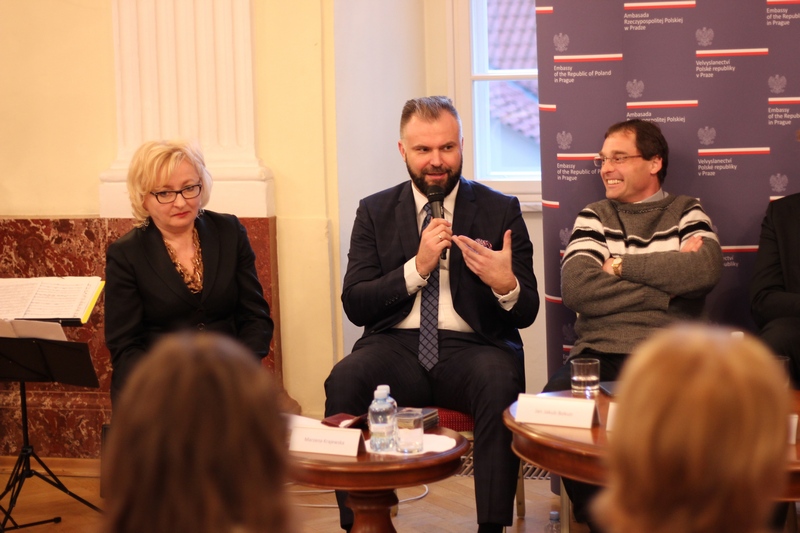 Marzena Ewa Krajewska, Jan Jakub Bokun a Martin Lanži, foto Kateřina Ostradecká